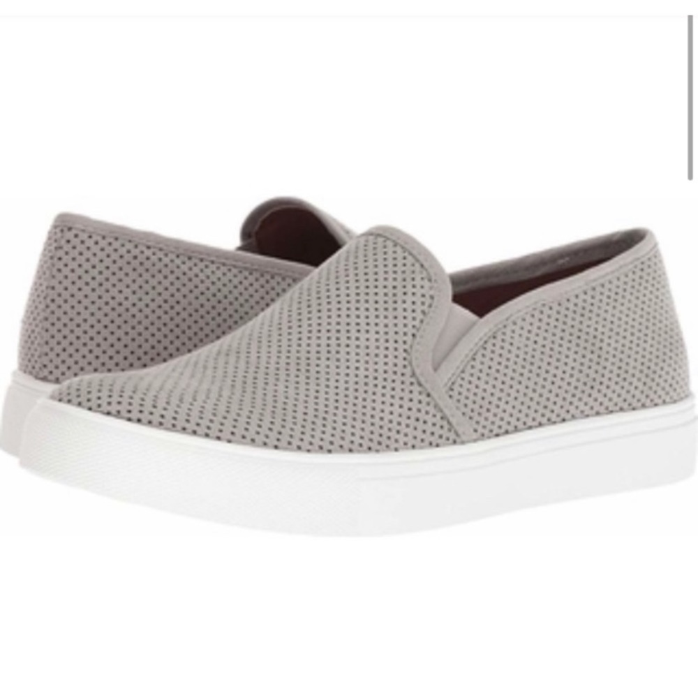 Steve Madden Grey Perforated Slide Sneaker